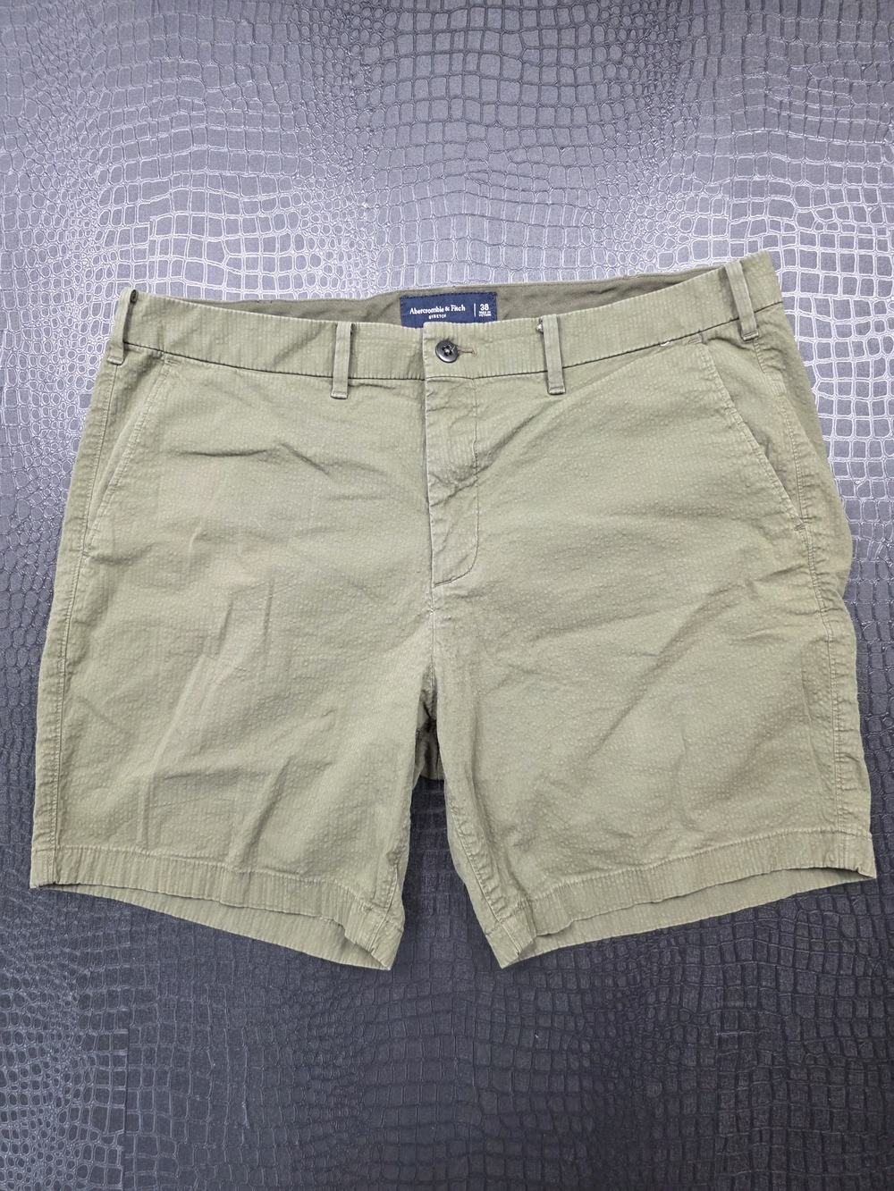 Abercrombie & Fitch Stretch Shorts Size 38 Green